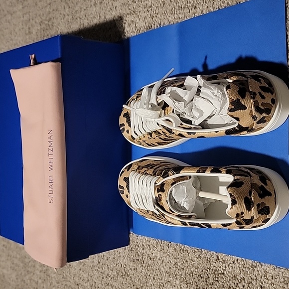 Stuart Weitzman leopard sneakers - Picture 2 of 4